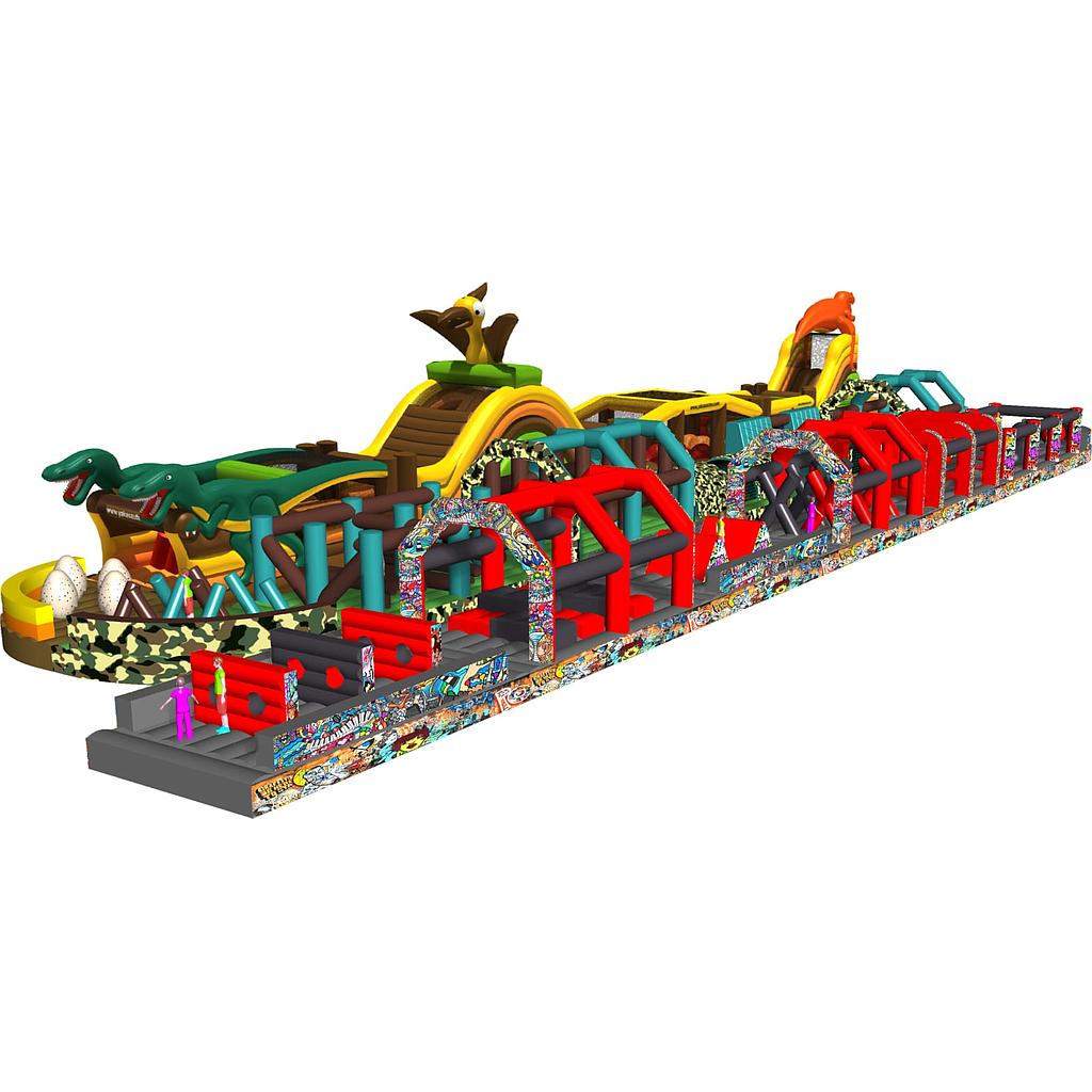 PARCOURS XXL STREET-ARMEE-DINO